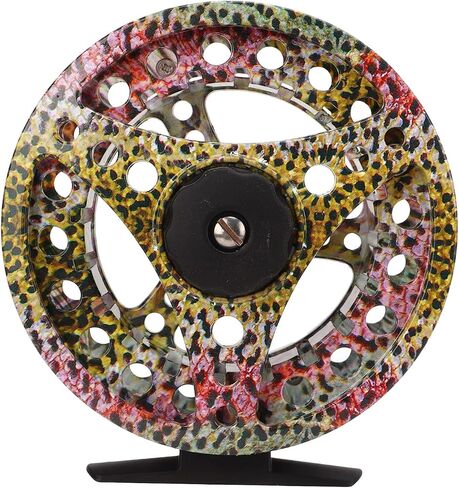 7/8 Fish Skin Pattern Fly Fishing Reel Aluminum Alloy Left Right Hand Practice Fly Reel for Freshwater Saltwater in Saudi Arabia