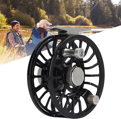 Premium Aluminum Alloy Black 5/6 Fly Reel Large Arbor for Freshwater Saltwater in Saudi Arabia