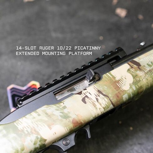 Monstrum Ruger 10/22 Extended Length Picatinny Rail Mount with Integrated Level Bubble in Saudi Arabia