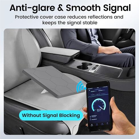 حافظة غطاء صغيرة من CYPERSTATION Starlink، غطاء واقٍ من السيليكون السائل لطبق Star Link Mini الأقمار الصناعية المقاوم للماء والصدمات، حافظة حماية لملحقات Starlink Minis للاستخدامات الخارجية، رمادي in Kuwait