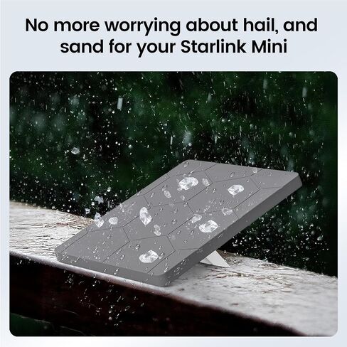 حافظة غطاء صغيرة من CYPERSTATION Starlink، غطاء واقٍ من السيليكون السائل لطبق Star Link Mini الأقمار الصناعية المقاوم للماء والصدمات، حافظة حماية لملحقات Starlink Minis للاستخدامات الخارجية، رمادي in Kuwait