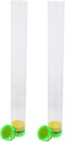 UPKOCH 2Pcs Transparent Fishing Float Tubes with Built Sponge for Storage of Fishing Floats Outdoor Fishing Tool in Saudi Arabia