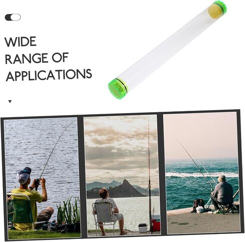 UPKOCH 2Pcs Transparent Fishing Float Tubes with Built Sponge for Storage of Fishing Floats Outdoor Fishing Tool in Saudi Arabia