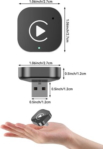 Wireless CarPlay & Android Auto Adapter, 2-in-1 Wireless CarPlay Adapter for Factory Wired CarPlay and Android Auto Cars, 5GHz WiFi, Bluetooth 5.0, Auto Connect, Plug and Play, OEM Control in Saudi Arabia