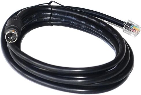 كابل موصل 2M MINI DIN 6PIN إلى RJ12 6P6C لدواسات FANA/المحولات إلى FANA Wheels KABLE PS/2 إلى RJ12 6PIN كابل (2 متر) in Saudi Arabia