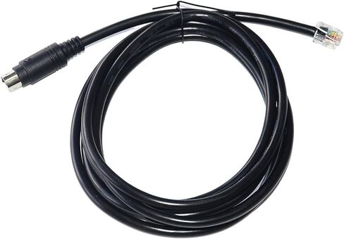 كابل موصل 2M MINI DIN 6PIN إلى RJ12 6P6C لدواسات FANA/المحولات إلى FANA Wheels KABLE PS/2 إلى RJ12 6PIN كابل (2 متر) in Saudi Arabia