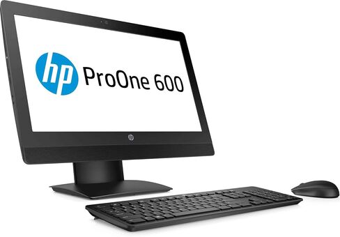 كمبيوتر مكتبي HP ProOne 600 G3 الكل في واحد، شاشة FHD 21.5 بوصة، Intel Core 7th Gen 3.4 جيجا هرتز، 256 جيجا SSD، 8 جيجا رام، لوحة مفاتيح وماوس، واي فاي، Windows 11 Pro (متجدد) in Saudi Arabia