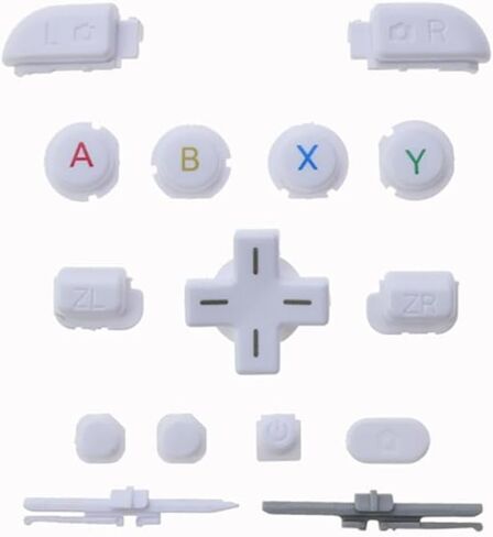 1 Set Replacement Full Button ABXY LR ZL ZR Home Button D-pad for Nintendo New 3DSXL New 3DSLL Console Button (Yellow) in Saudi Arabia