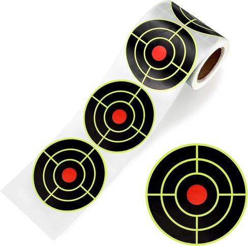 Shooting Splatter Targets Stickers,Self Adhesive Shooting Targets Paper-200 Pcs/Roll 3 Inch in Saudi Arabia