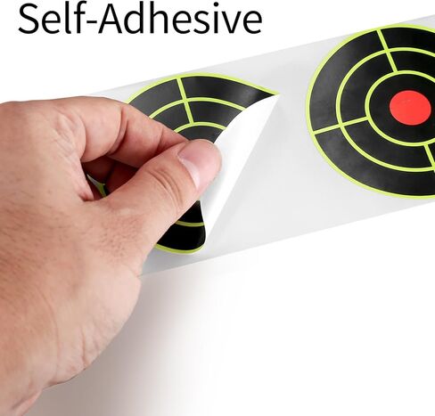 ملصقات أهداف الرماية، ورق أهداف الرماية ذاتية اللصق - 200 قطعة/لفة 3 بوصة in Kuwait
