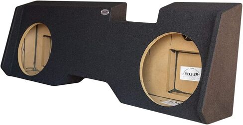 SoundBox Silverado/Sierra Crew Cab 2014-2018 Dual Ported 10" Downfire Subwoofer Enclosure in Saudi Arabia