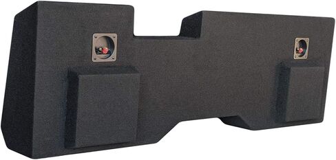 SoundBox Silverado/Sierra Crew Cab 2014-2018 Dual Ported 10" Downfire Subwoofer Enclosure in Saudi Arabia