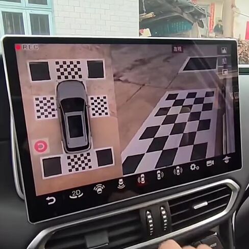 360 Car Camera Calibration Mats, Calibration Grid Cloth for Auto 3D Degree Panoramic Bird's-Eye DVR System (3D) in Saudi Arabia