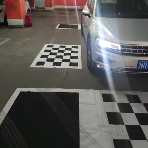 360 Car Camera Calibration Mats, Calibration Grid Cloth for Auto 3D Degree Panoramic Bird's-Eye DVR System (3D) in Saudi Arabia