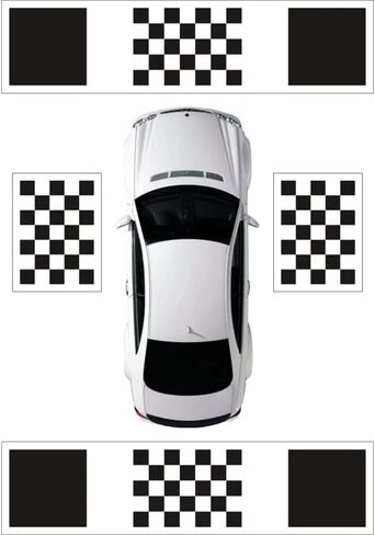 360 Car Camera Calibration Mats, Calibration Grid Cloth for Auto 3D Degree Panoramic Bird's-Eye DVR System (3D) in Saudi Arabia