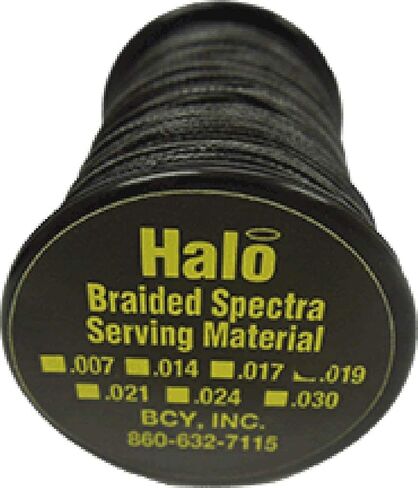 BCY 16250 Halo Black 19 75 yds 100% Braided Spectra Serving Material in Saudi Arabia