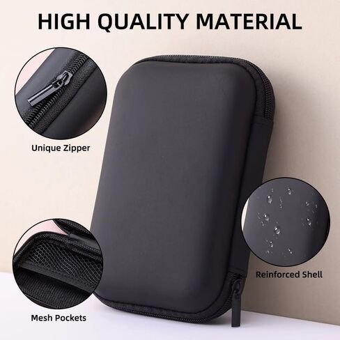 Hard Storage Suitcase, Suitable for Electronic Accessory Handbags, Portable Storage Bags, can Store Power Cords, Chargers, Headphones in Saudi Arabia