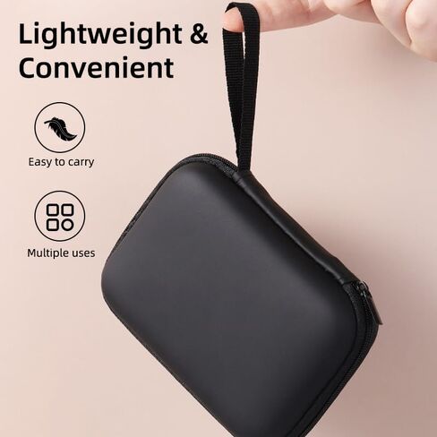 Hard Storage Suitcase, Suitable for Electronic Accessory Handbags, Portable Storage Bags, can Store Power Cords, Chargers, Headphones in Saudi Arabia