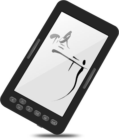 【أسود-رمادي】 قارئ إلكتروني بشاشة مقاس 4.7 بوصة، وكتاب إلكتروني للجيب، وأخف وزنًا، وسعة تخزين 4 جيجابايت، وتقنية الحبر الإلكتروني in Saudi Arabia