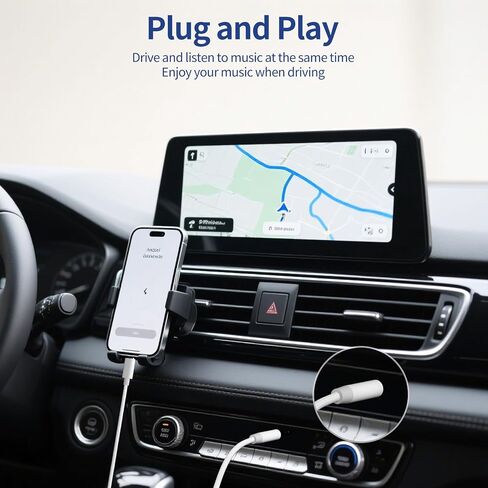 كابل Aux إلى USB C، كابل USB C إلى 3.5 ملم صوت Aux Jack (3.3 قدم 2 حزمة)، سلك ستيريو للسيارة من النوع C إلى 3.5 ملم لهاتف iPhone 16 15 Pro Max، Samsung Galaxy s25 S24 S23 S22 Ultra، Note 20، Google Pixel 5 6 XL in Kuwait