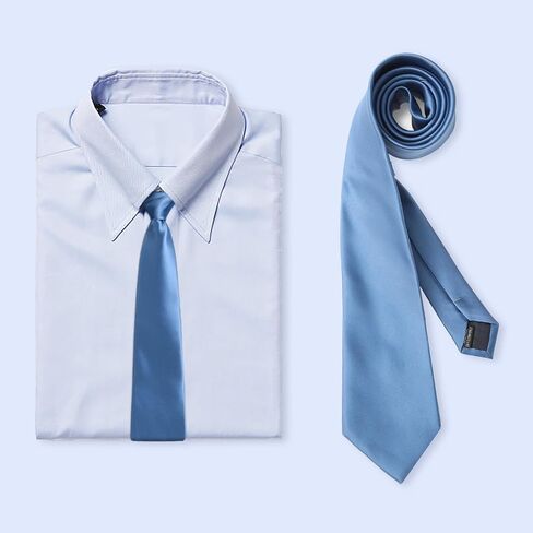 Men's Ties Solid Color Neckties Formal Neck Tie for Men Business and Wedding Tie in Saudi Arabia