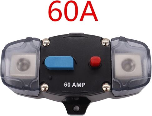 قاطع دائرة 12-48 فولت 50-300A ستيريو صوت حامل فيوز السيارة AGU Style مكبر للصوت مجدد كابل 4GA (أسود) in Kuwait