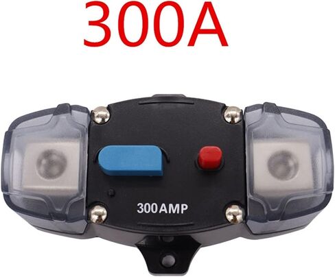 قاطع دائرة 12-48 فولت 50-300A ستيريو صوت حامل فيوز السيارة AGU Style مكبر للصوت مجدد كابل 4GA (أسود) in Kuwait