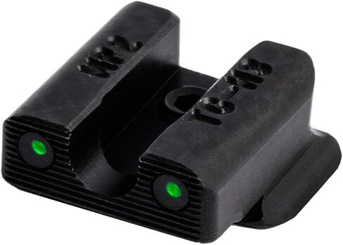مشاهد TRUGLO Tritium Pro الليلية، متوافقة مع نماذج مسدس سميث آند ويسون المتوهجة في الظلام الأمامية والخلفية مع حلقة أمامية بقفل التركيز in Saudi Arabia
