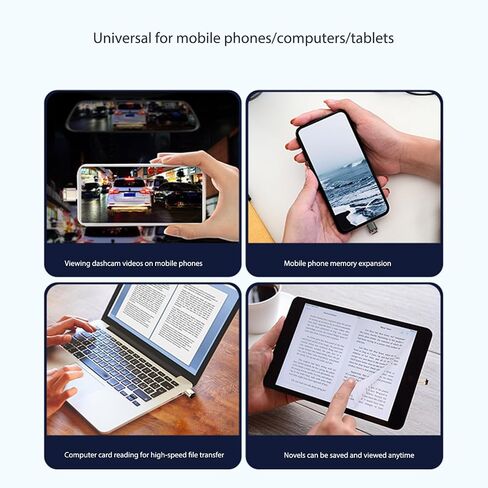 Type C Micro SD/TF Card Reader with Keychain,Memory Reader,Type C Card Reader Adapter(Silver) in Saudi Arabia