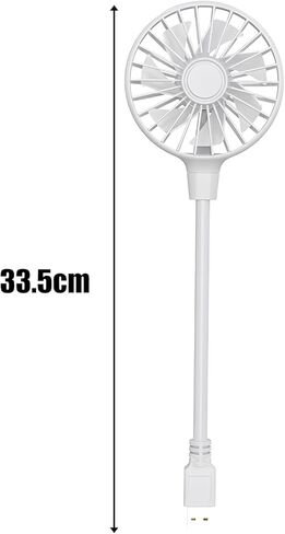 Mini Portable USB Fan White With Switch For Mobile Power Supply PC Computer Plug Silent Cooling Small Fan in Saudi Arabia