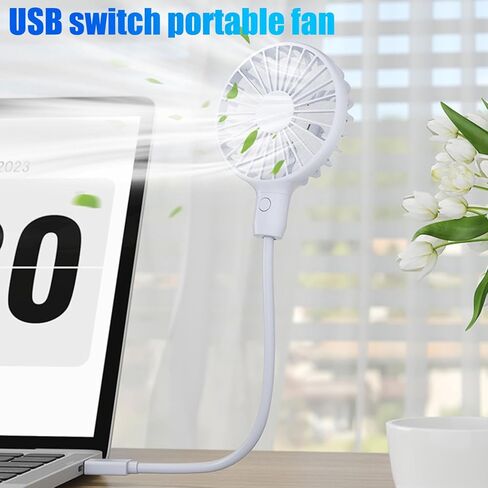 Mini Portable USB Fan White With Switch For Mobile Power Supply PC Computer Plug Silent Cooling Small Fan in Saudi Arabia