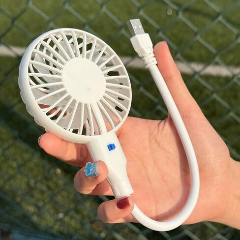 Mini Portable USB Fan White With Switch For Mobile Power Supply PC Computer Plug Silent Cooling Small Fan in Saudi Arabia
