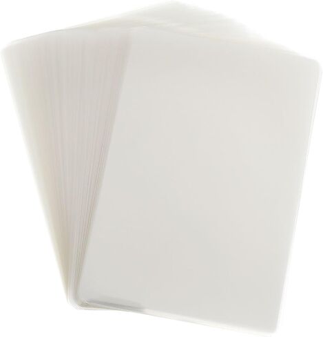 200Pcs Thermal Laminating Sheets Transparent Laminating Pouches for Photos and Documents for School and Office Use Lamination Paper in Saudi Arabia