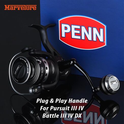 مقبض طاقة قابل للطي لـ Penn Pursuit III IV، Battle DX III IV، Conflict I، مقبض بديل لبكرة الصيد الدوارة in Saudi Arabia