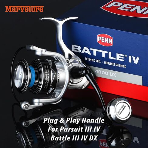 مقبض طاقة قابل للطي لـ Penn Pursuit III IV، Battle DX III IV، Conflict I، مقبض بديل لبكرة الصيد الدوارة in Saudi Arabia