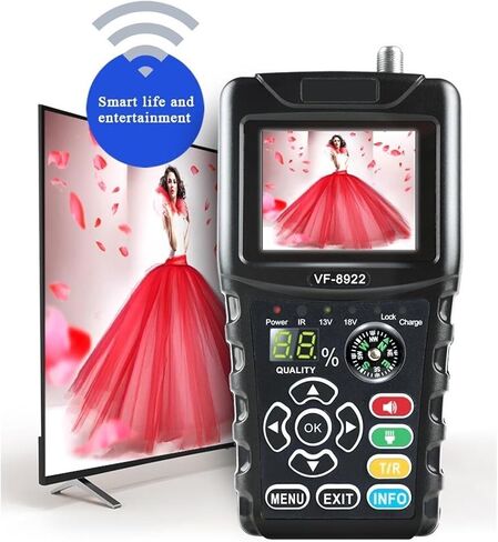 Satellite Finder Meter DVB-S/DVB-S2 MPEG2/MPEG4 TV Receiver Support Play TV Program TV Receiver in Saudi Arabia