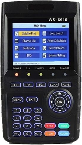 Satellite Finder 3.5 Inch HD Digital Satellite Signal Finder MPEG-4 DVB-S/S2 H.264/h.265 Satfinder Meter in Saudi Arabia
