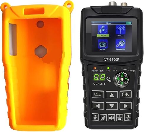 Satellite Finder DVB-T2 DVB-S2 DVB-C MPEG4 Digital Sat Finder Meter 2.4 Inch LCD HD For TV Tuner in Saudi Arabia
