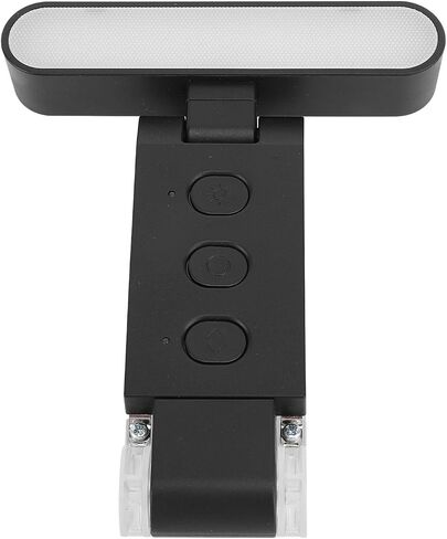 مصباح قراءة LED قابل لإعادة الشحن USB من Dpofirs مع 6 مستويات سطوع، ومؤقت 5 ألوان، ومصباح قراءة بمشبك لافت للنظر لوقت النوم، خفيف الوزن ومحمول (أبيض) in Saudi Arabia