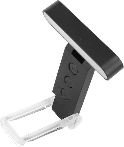 مصباح قراءة LED قابل لإعادة الشحن USB من Dpofirs مع 6 مستويات سطوع، ومؤقت 5 ألوان، ومصباح قراءة بمشبك لافت للنظر لوقت النوم، خفيف الوزن ومحمول (أبيض) in Saudi Arabia