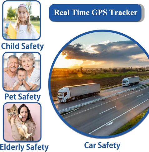 جهاز تعقب GPS للمركبات والسيارات والأطفال والكلاب، جهاز تتبع آمن في الوقت الحقيقي مع تغطية عالمية - محدد موقع محمول ودقيق - لا يتطلب بطاقة SIM / لا رسوم شهرية / لا اشتراك in Kuwait