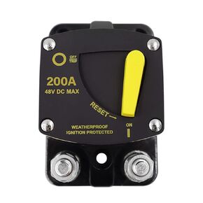 50A 60A 80A 100A 150A 200A 250A 300A AMP Circuit Breaker Fuse Reset 12-48V DC Car Audio Amplifier Waterproof 2022(OneColor) in Kuwait