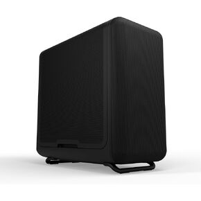 Hyte X50 Air - حافظة كمبيوتر ألعاب ATX Mid-Tower الحديثة الأداء - هيكل محسّن لتدفق الهواء العالي - لوحة شبكية صغيرة - زجاج صوتي مقسى - أسود داكن in Kuwait