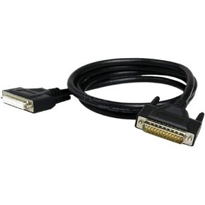 كابل تمديد DB25 ذو 25 سنًا، ذكر إلى أنثى، علبة بلاستيكية أو معدنية، 24/26/28AWG (حافظة بلاستيكية واقية، 5 متر، 28 AWG) in Kuwait