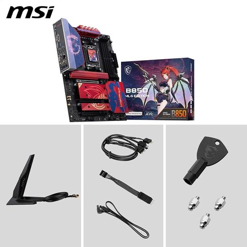 اللوحة الأم MSI B850 MLG EDTION، ATX - تدعم معالجات AMD Ryzen 9000/8000 / 7000، AM5-80A SPS VRM، تعزيز ذاكرة DDR5 (8400+MT/s OC)، PCIe 5.0 x16، M.2 Gen5، Wi-Fi 7، 5G LAN in Saudi Arabia