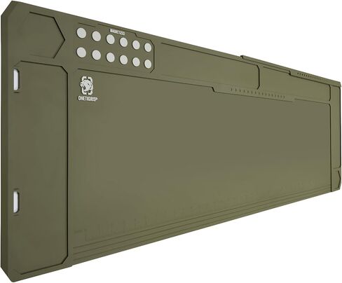ONETIGRIS Gun Clean Mat Magnectic for Table, Extra Large 48"x16" for AR 1911 Rifle Anti-Slip Rubberized Repair Mat for Gun Parts, Protects Work Surface from Solvents and Oils in Saudi Arabia