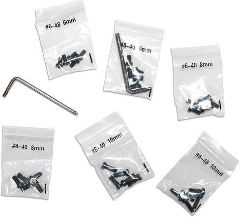 Monstrum Gunsmithing Screw Set | 6 Sets of Screws, 5 in Each Set | #6-48 and #8-40 in 6mm/8mm/10mm Length in Saudi Arabia