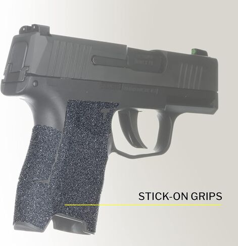 TALON Grips Adhesive Grip – Compatible with Sig Sauer P365 High-Capacity Micro-Compact – Made in The USA in Saudi Arabia