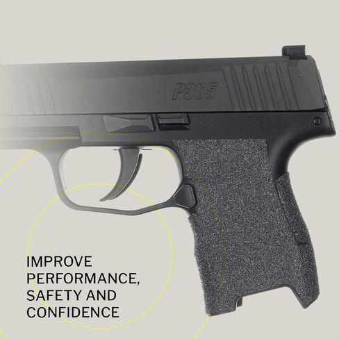TALON Grips Adhesive Grip – Compatible with Sig Sauer P365 High-Capacity Micro-Compact – Made in The USA in Saudi Arabia