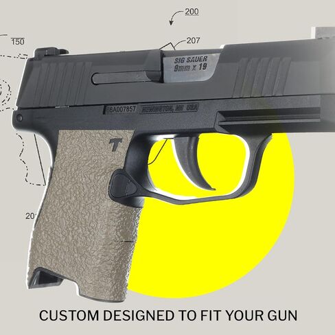 مقبض لاصق من TALON - متوافق مع Sig Sauer P365 صغير الحجم عالي السعة - صنع في الولايات المتحدة الأمريكية in Kuwait